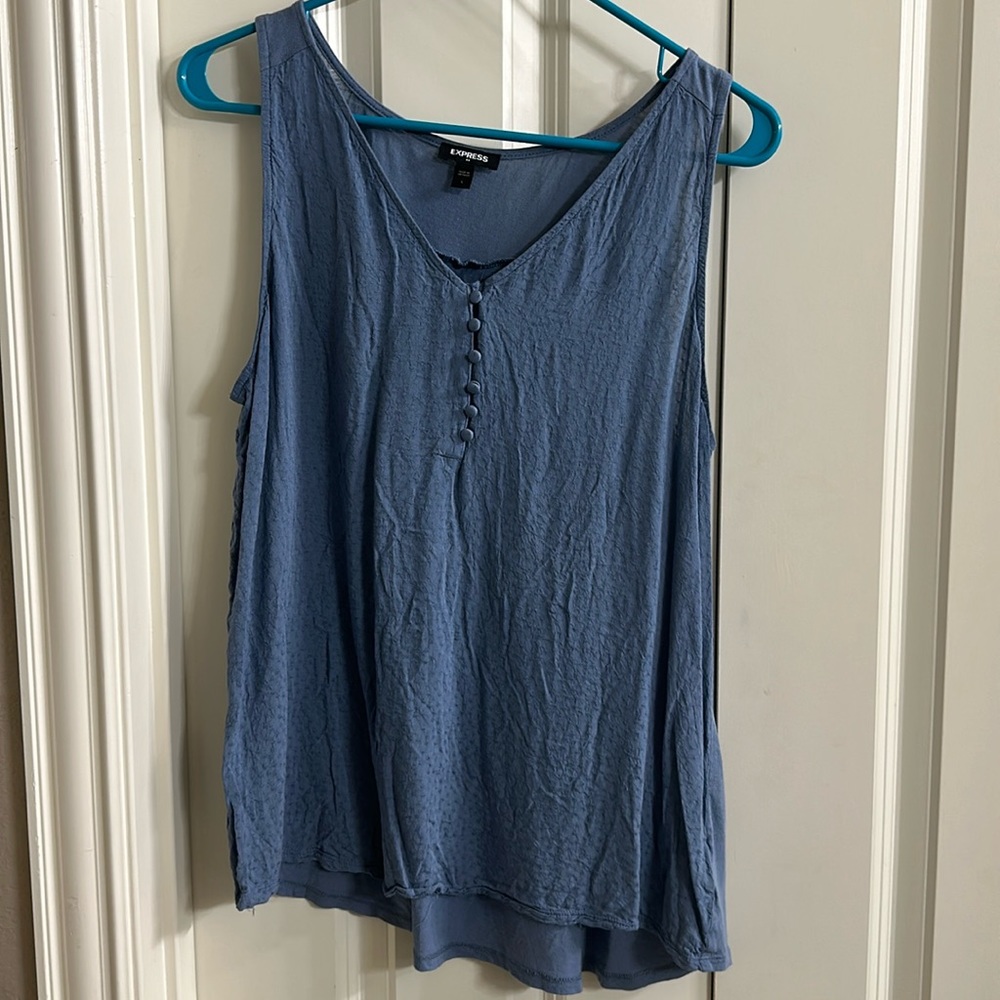 Express Dusty blue tank large